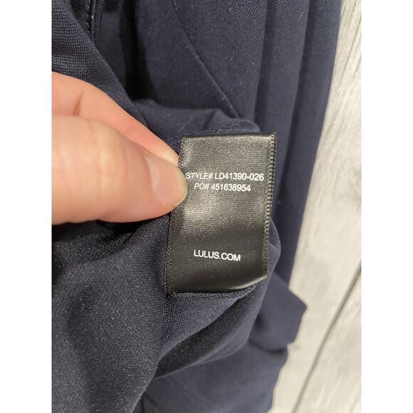 Lulu's Lace Open Back Mini Dress Bodycon Sleeveless Party Cocktail - Picture 6 of 7